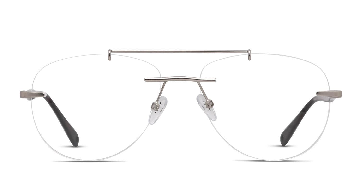 Yoji Sapporo Silver glasses - Silver - Frontal View