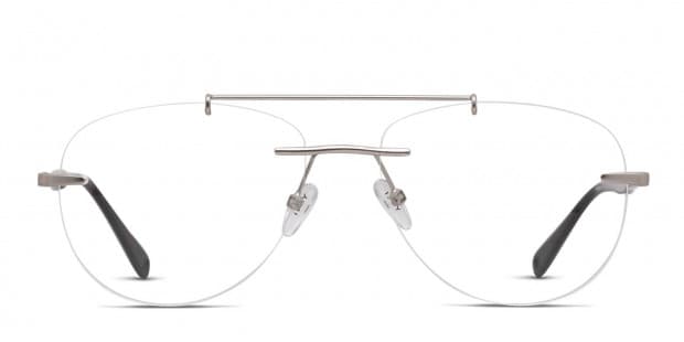 Yoji Sapporo Silver Eyeglasses | Includes FREE Rx Lenses