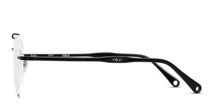 Yoji Sapporo Black glasses - Black - Side View