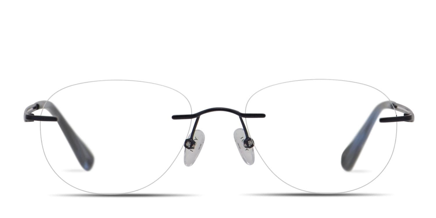 Yoji Luccarrio Blue glasses - Blue - Frontal View