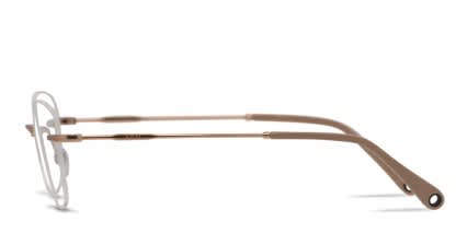 Yoji Ono Rose Gold glasses - Rose Gold - Side View