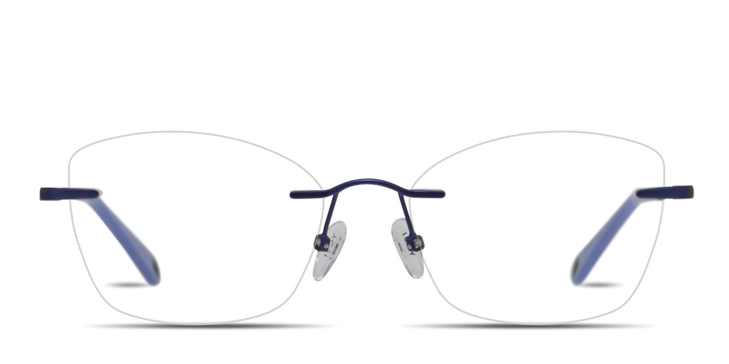 Yoji Ono Blue glasses - Blue - Frontal View
