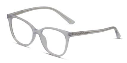 Amelia E. Mari Clear Blue glasses - Clear / Blue - Angle View