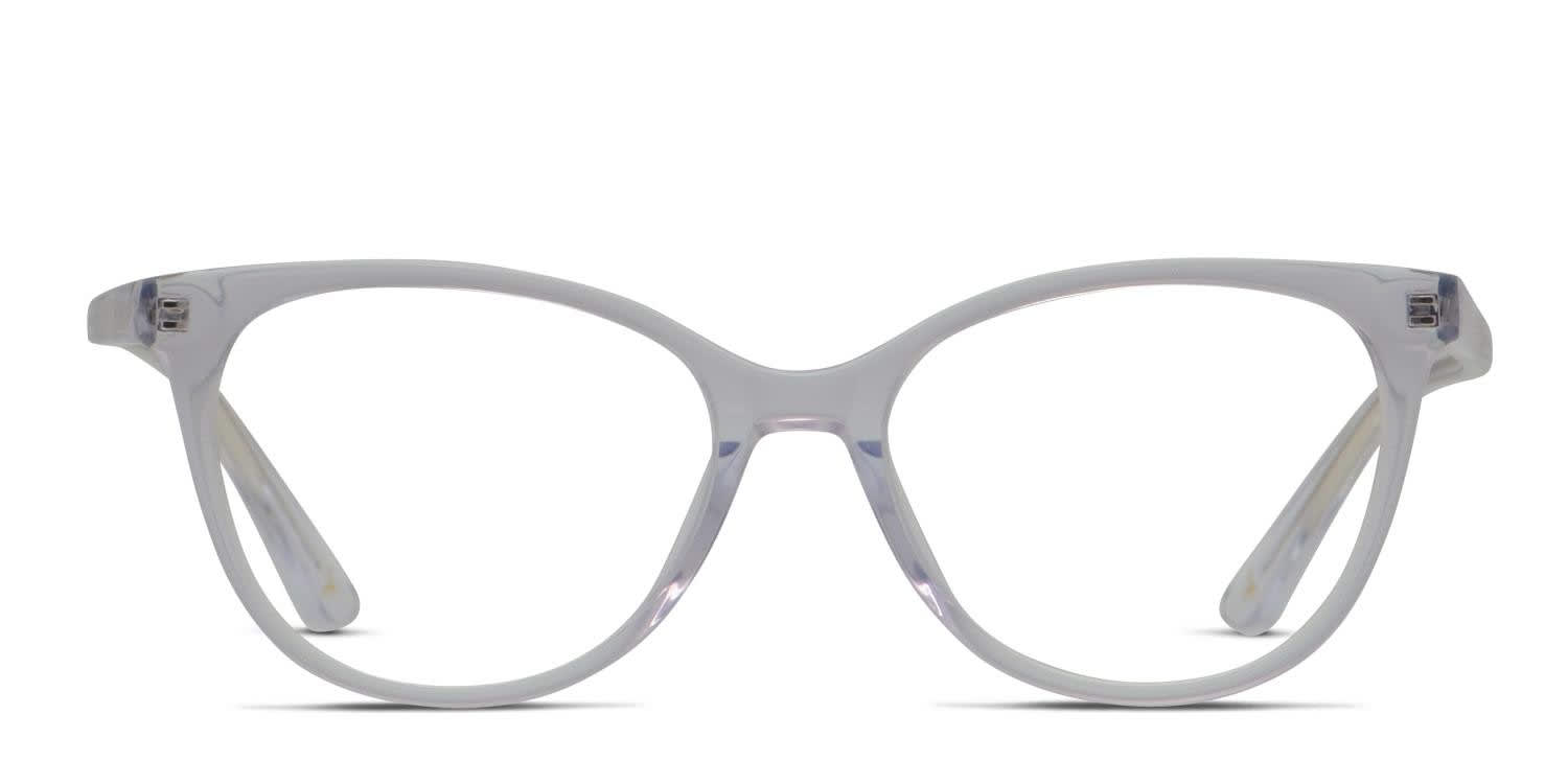 Amelia E. Mari Clear Blue glasses - Clear / Blue - Frontal View
