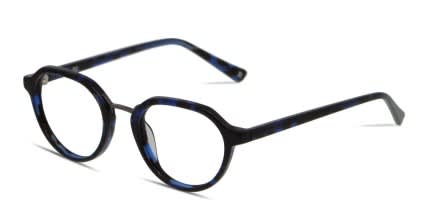 Muse Ritter Blue, Tortoise glasses - Blue / Tortoise - Angle View