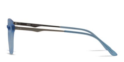 Ottoto Weston Blue, Silver glasses - Blue / Silver - Side View