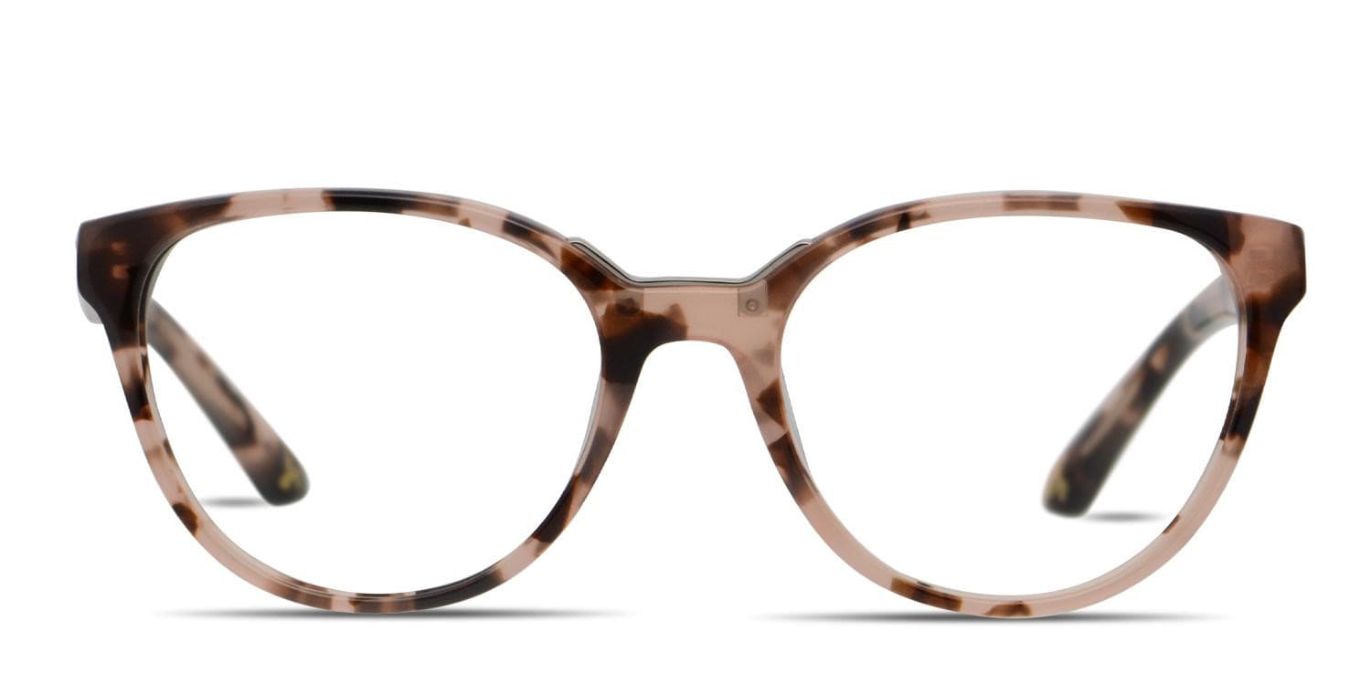Amelia E. Europa Pink, Tortoise, Silver glasses - Pink / Tortoise / Silver - Frontal View