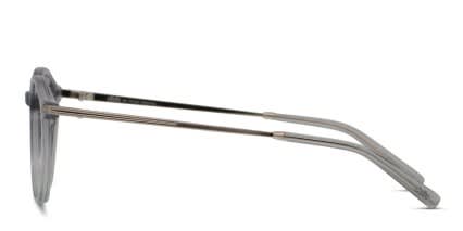 Ottoto Shir Clear Gray/Silver glasses - Gray / Clear / Silver - Side View