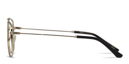 Ottoto Lilush Black, Gold glasses - Black / Gold - Side View