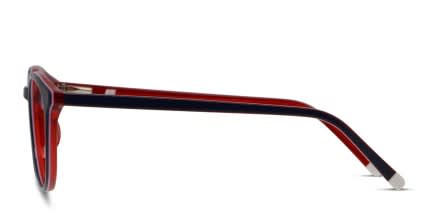 Revel Davion Blue, Red glasses - Blue / Red - Side View