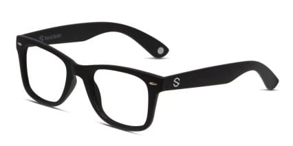 SeaClean Black glasses - Black - Angle View