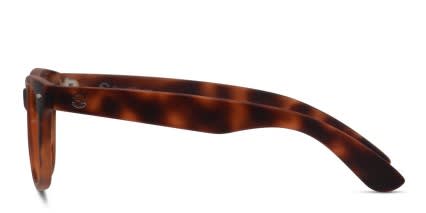 SeaClean Brown/Tortoise glasses - Brown / Tortoise - Side View