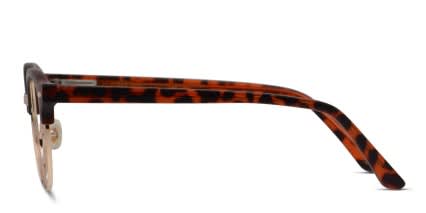 Muse Brookline Tortoise, Gold glasses - Tortoise / Gold - Side View