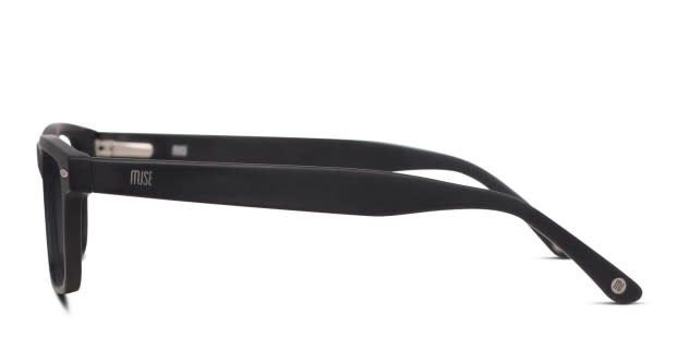 Muse Academy Black Eyeglasses | Includes FREE Rx Lenses