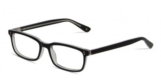 Muse Corvallis Shiny Black/Clear Eyeglasses | Includes FREE Muse Corvallis Shiny Black/Clear Eyeglasses | Includes FREE