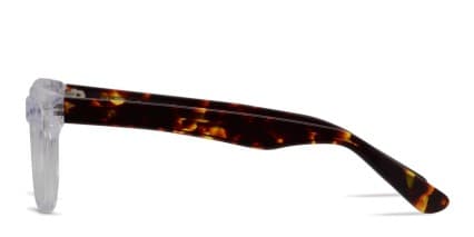 Muse M Classic Clear, Tortoise glasses - Clear / Tortoise - Side View