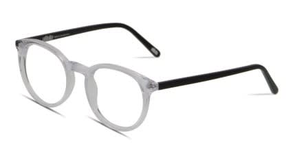Ottoto Piero Clear, Black glasses - Clear / Black - Angle View