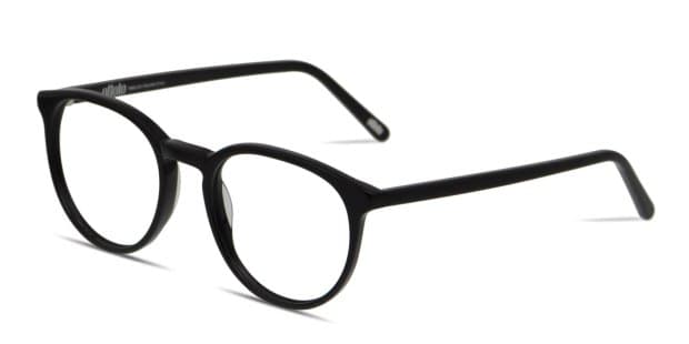 Ottoto Piero Shiny Black Eyeglasses | Includes FREE Rx Lenses