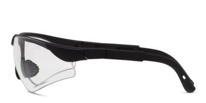 Pro RX Glide Black (Non-Rx-able) glasses - Black - Side View