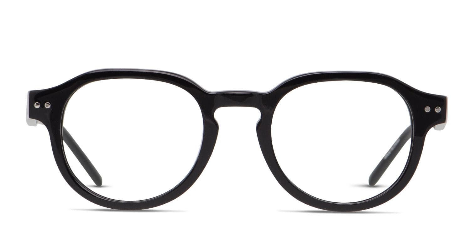 Muse Jalen Shiny Black glasses - Shiny Black - Frontal View