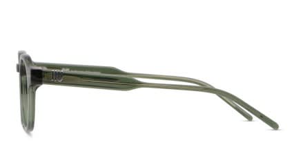 Muse Jalen Clear Green glasses - Green / Clear - Side View