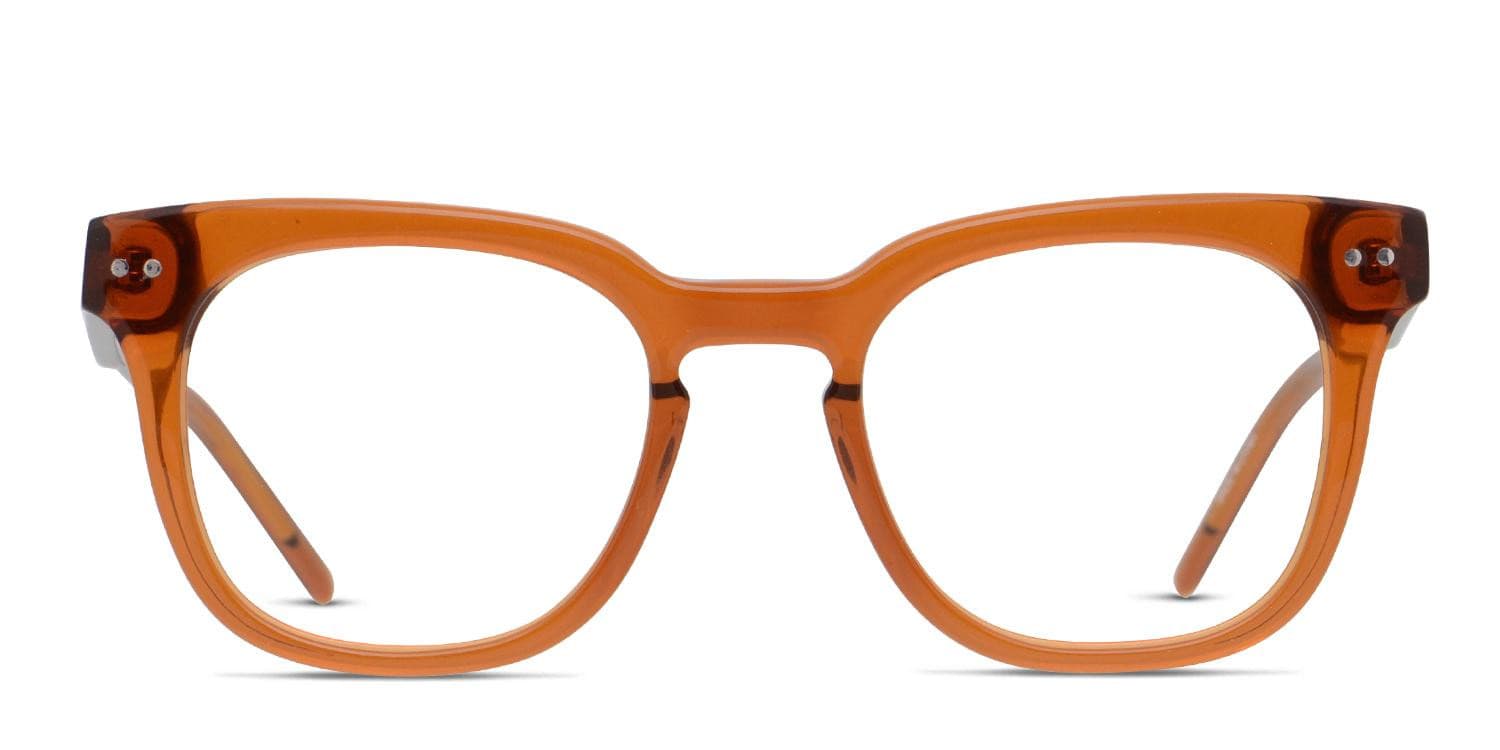 Muse Devin Clear Orange Prescription Eyeglasses