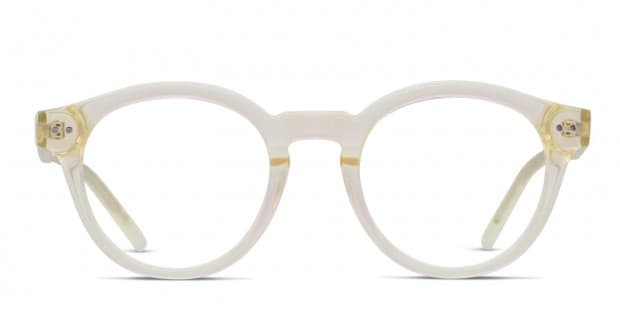 Muse Merrill Clear Yellow Eyeglasses Includes FREE Rx Lenses