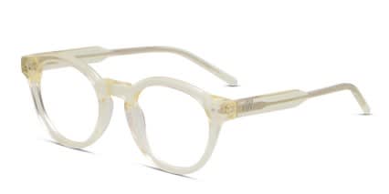 Muse Merrill Clear Yellow glasses - Clear / Yellow - Angle View