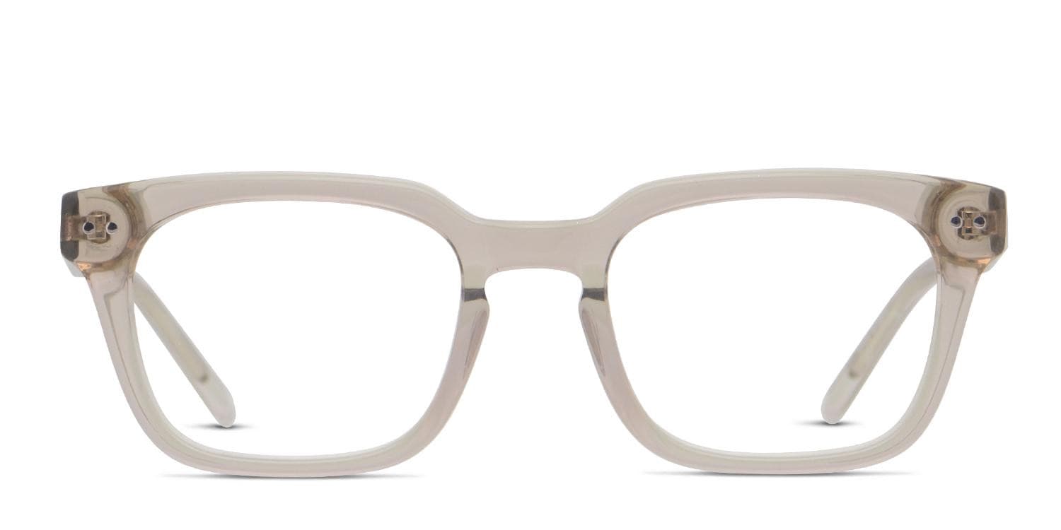Muse Killian Clear Neutral glasses - Clear / Beige - Frontal View