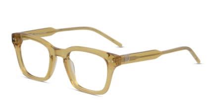 Muse Toppin Clear Brown glasses - Clear / Brown - Angle View