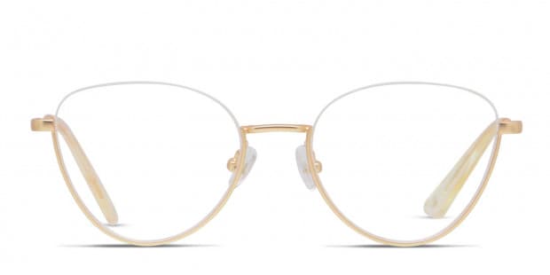 Amelia E. Desi Gold Prescription eyeglasses