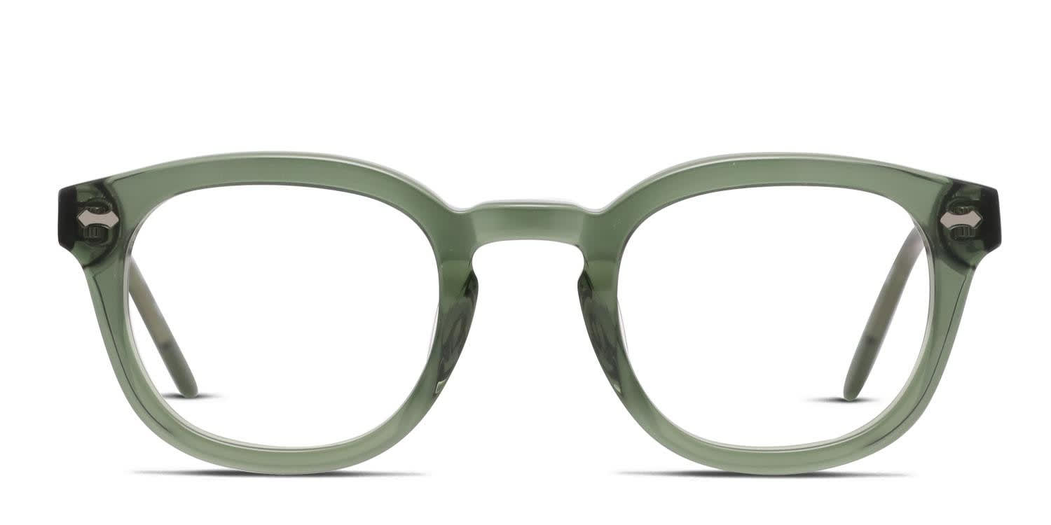 Muse Mitchum Green, Clear glasses - Green / Clear - Frontal View