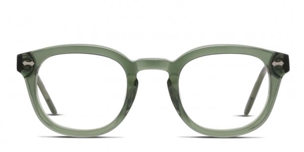 Muse Mitchum Green/Clear Eyeglasses | Includes FREE Rx Lenses 