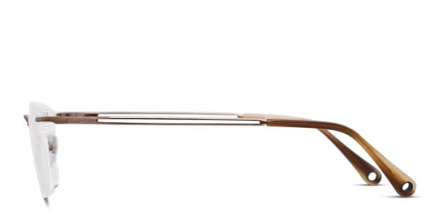Yoji Kyoto Brown Prescription Eyeglasses