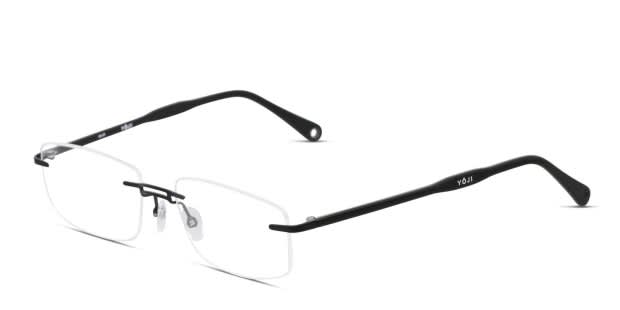 yossy Yoji Samus Black Eyeglasses | Includes FREE Rx Lenses