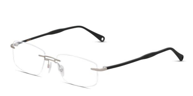 Yoji Samus Silver/Black Prescription Eyeglasses