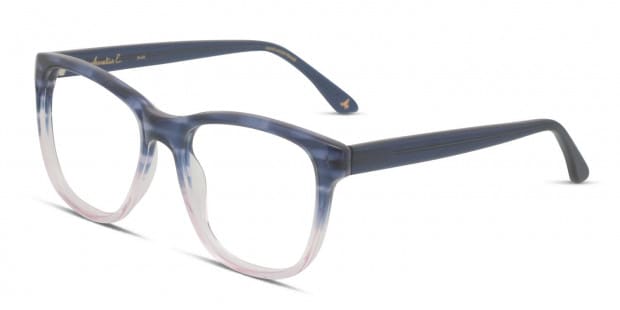 Amelia E. Tricia Blue/Clear/Pink Eyeglasses | Includes FREE Rx Lenses