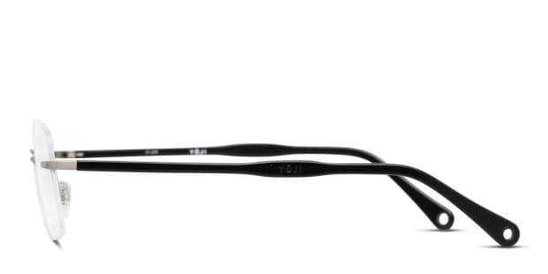 Yoji Tokyo Silver/Black Prescription Eyeglasses