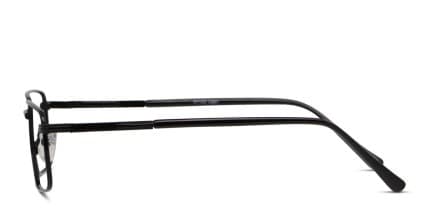Continental Black glasses - Black - Side View