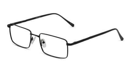 Continental Black glasses - Black - Angle View