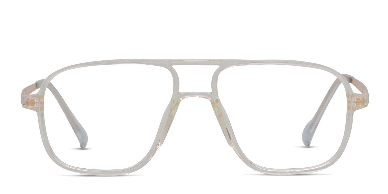Gooding Clear/Gold glasses - Clear / Gold - Frontal View