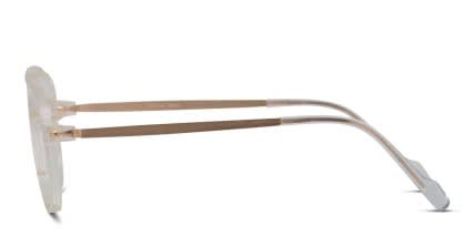 Gooding Clear/Gold glasses - Clear / Gold - Side View