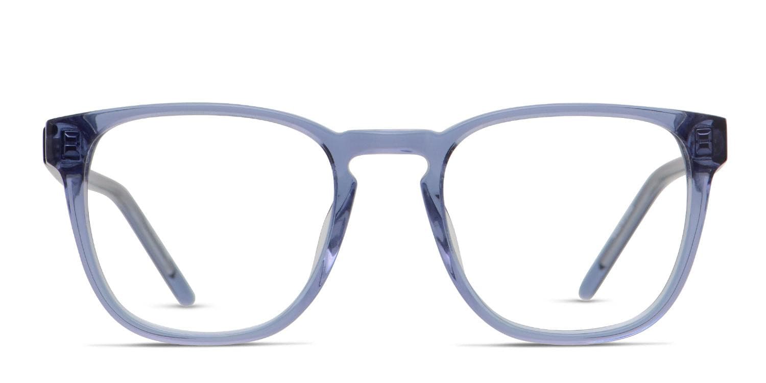 Muse Kenyon Clear Blue glasses - Blue / Clear - Frontal View