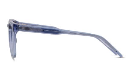 Muse Kenyon Clear Blue glasses - Blue / Clear - Side View