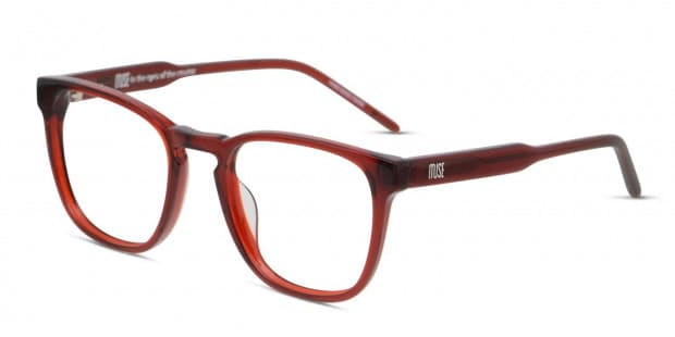 Muse Kenyon Shiny Black Eyeglasses | Includes FREE Rx Lenses