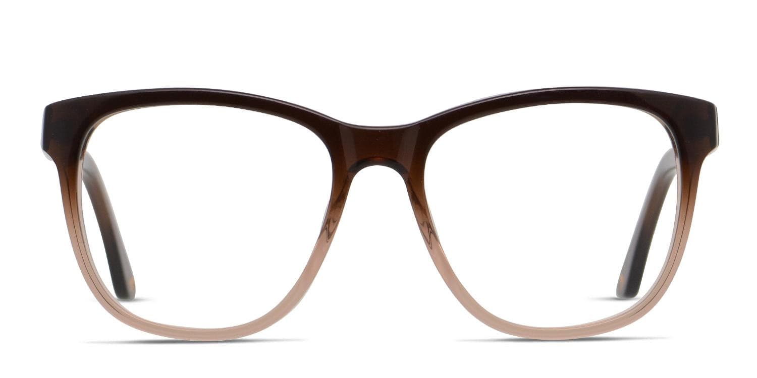 Amelia E. Tricia Brown/Clear Eyeglasses | Includes FREE Rx Lenses