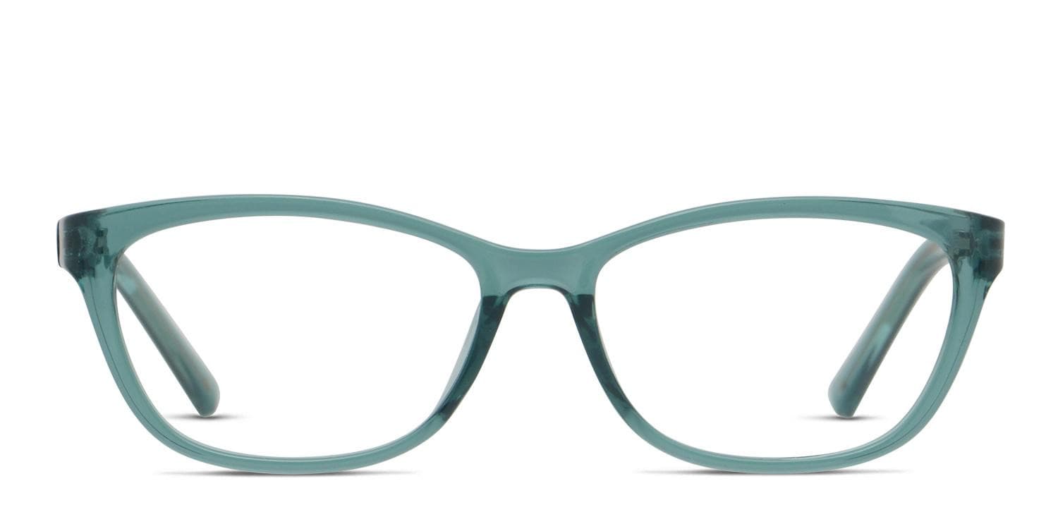 Amelia E. Arielle Clear Green glasses - Green / Clear - Frontal View