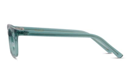 Amelia E. Arielle Clear Green glasses - Green / Clear - Side View