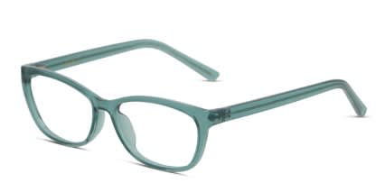 Amelia E. Arielle Clear Green glasses - Green / Clear - Angle View
