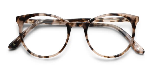 amitie⭐︎アミティエ⭐︎ポテチーノ さえら アキアカネ ヒスクローネ Amelia E. Veronique Tortoise/Pink Eyeglasses | Includes FREE Rx Lenses
